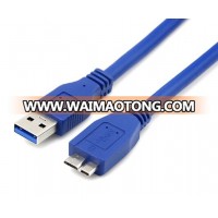 6FT 2m High Speed USB 3.0 A male to Micro B USB male Data Sync cable Blue Hot