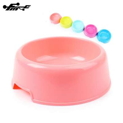 Pet dog feeding bowl environmentally friendly candy colored shiny cat bowl