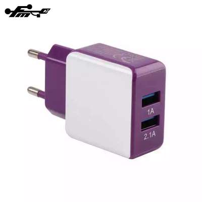 Charger 5V 2A EU Plug Flat USB Wall AC Power Adapter usb power flat usb wall charging Home Charger Travel Charger For Samsung