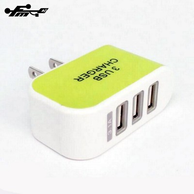 3 USB phone charger usb wall charger super fast mobile phone charger