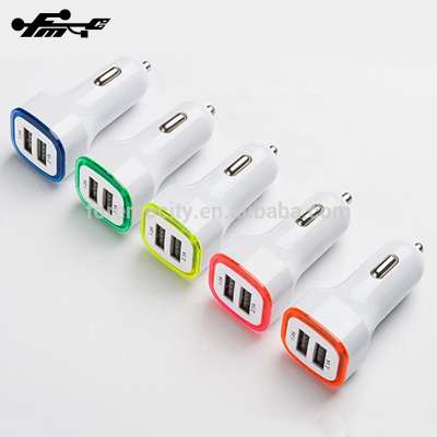 Wholesale products led car charger cell phone dual USB car charger