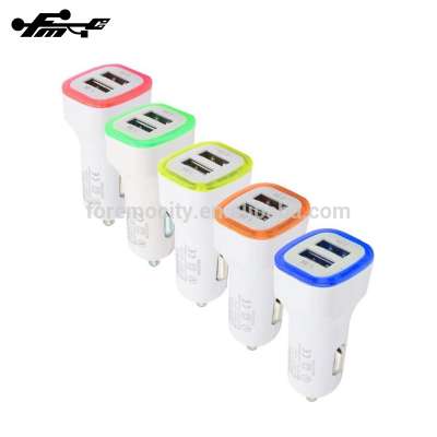 High quality smart car charger mobile phone car charger led